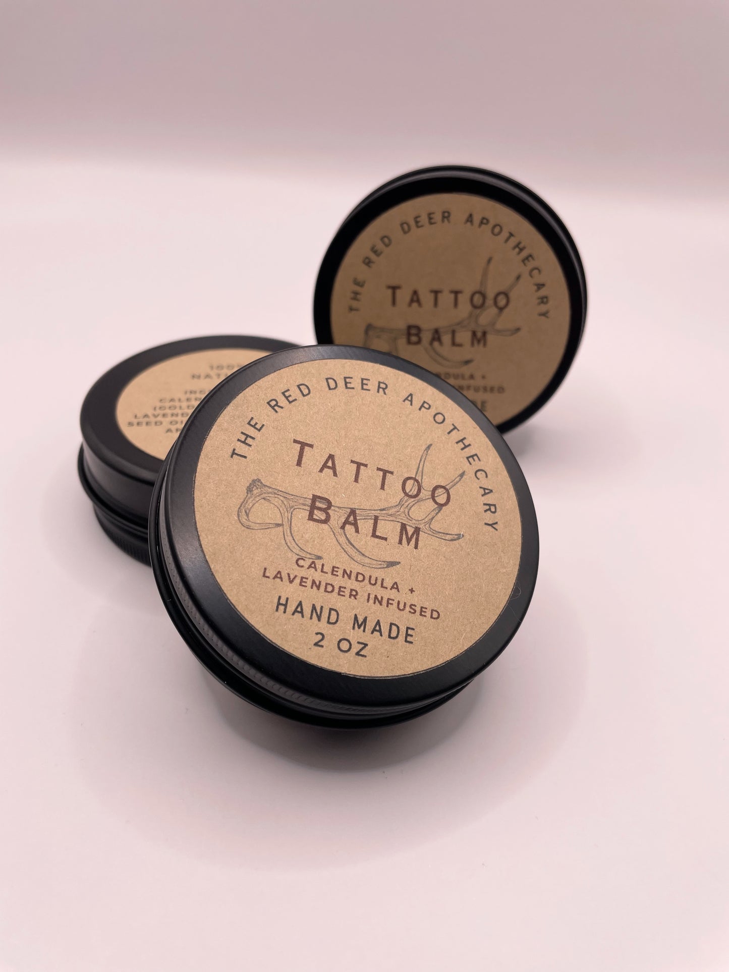 Tattoo Balm- Infused w/Calendula and Lavender Oil 2 Oz