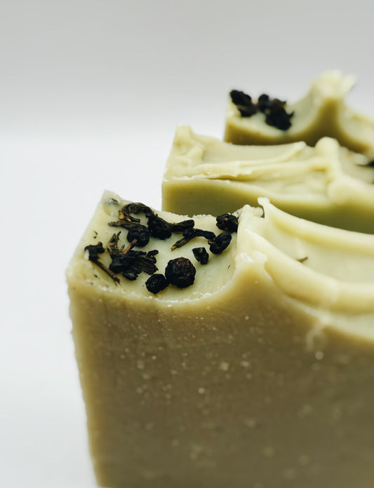 "Green Tea + Lime" — Cold Process Soap Bar