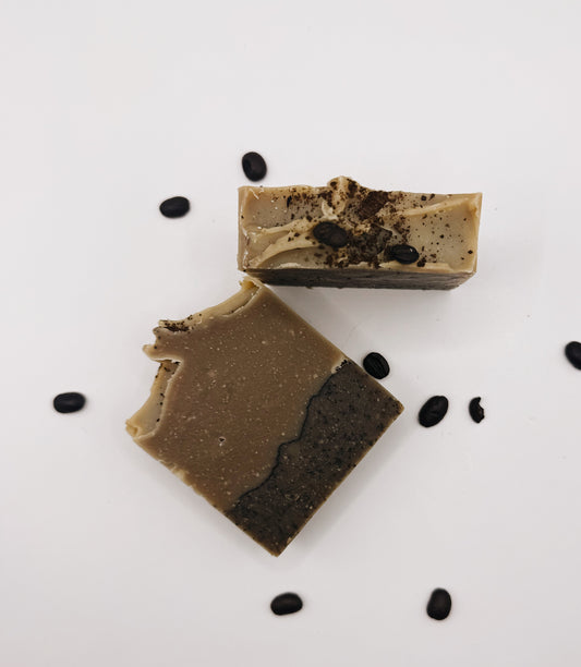 "Coffee + Cedarwood" - Cold Process Soap Bar