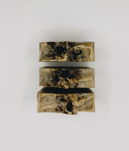 "Coffee + Cedarwood" - Cold Process Soap Bar