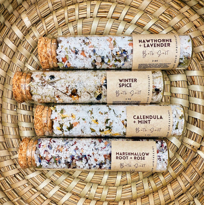 Botanical Bath Salt Tube- 2oz Gift Size
