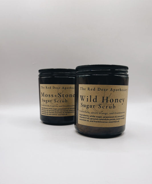 Moss + Stone- Sugar Scrub