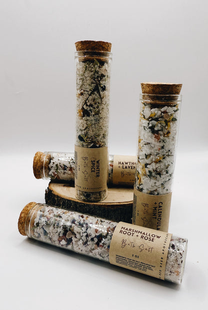 Botanical Bath Salt Tube- 2oz Gift Size