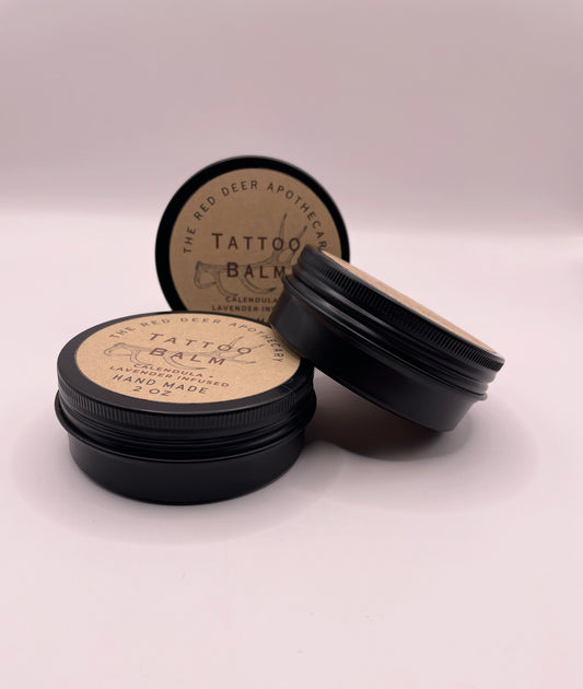 Tattoo Balm- Infused w/Calendula and Lavender Oil 2 Oz