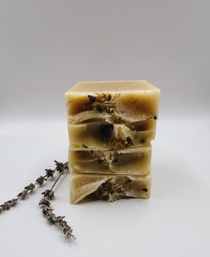 Lavender + Chamomile Goats Milk Cold Process Soap
