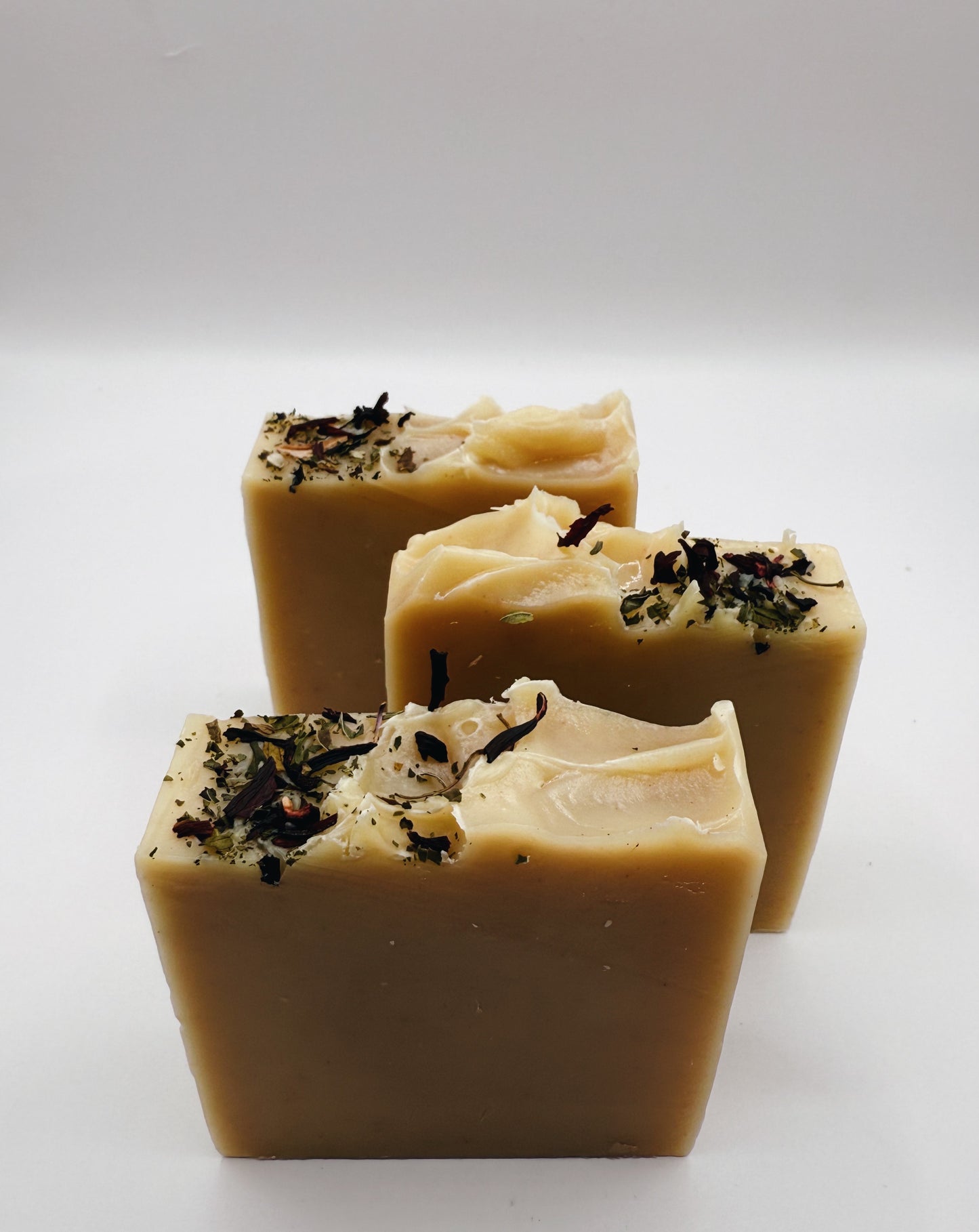 Hibiscus + Peppermint- Cold Process Soap Bar