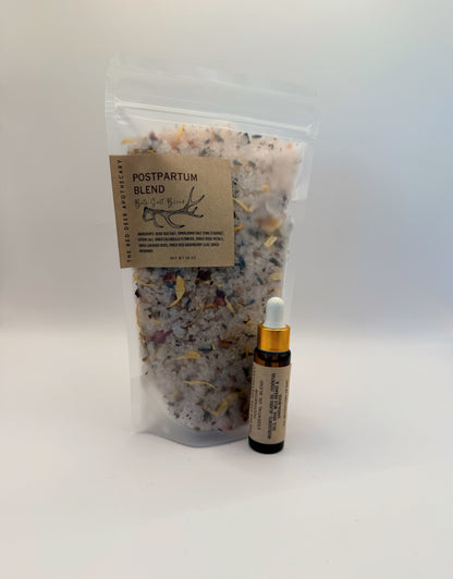 Postpartum- Botanical Bath Salt Blend